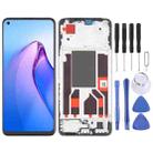 For OPPO Reno8 5G Original AMOLED LCD Screen Digitizer Full Assembly with Frame - 1