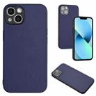 For iPhone 15 R20 Leather Pattern Phone Single Case(Blue) - 1