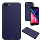 For iPhone 8 Plus / 7 Plus R20 Leather Pattern Phone Single Case(Blue) - 1