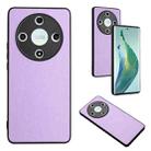 For Honor X9b/Magic6 Lite 5G R20 Leather Pattern Phone Single Case(Purple) - 1