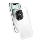 For Infinix Hot 30 Frame Two Color Lens Ring TPU Phone Case(Transparent) - 1