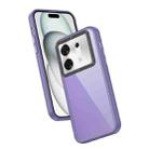 For Infinix Zero 30 Frame Two Color Lens Ring TPU Phone Case(Purple) - 1