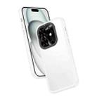 For Infinix Hot 40i / Smart 8 Frame Two Color Lens Ring TPU Phone Case(Transparent) - 1
