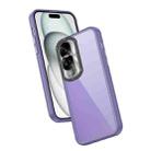 For Honor 90 Lite Frame Two Color Lens Ring TPU Phone Case(Purple) - 1