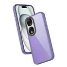 For Honor 90 Frame Two Color Lens Ring TPU Phone Case(Purple) - 1