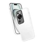 For Huawei P60 Frame Two Color Lens Ring TPU Phone Case(Transparent) - 1