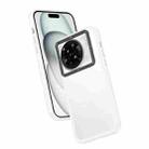 For Tecno Spark 20 Pro+ Frame Two Color Lens Ring TPU Phone Case(Transparent) - 1