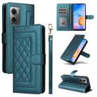 For Xiaomi Redmi 10 5G Diamond Lattice Leather Flip Phone Case(Green) - 1