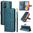 For Xiaomi Redmi Note 11 Pro Global Diamond Lattice Leather Flip Phone Case(Green) - 1