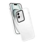 For vivo V29e 5G 162mm / Y200 Global Frame Two Color Lens Ring TPU Phone Case(Transparent) - 1