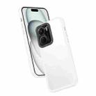 For vivo Y16 Frame Two Color Lens Ring TPU Phone Case(Transparent) - 1