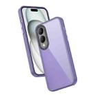 For vivo Y17s Frame Two Color Lens Ring TPU Phone Case(Purple) - 1