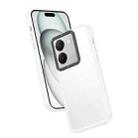 For vivo Y36 India Frame Two Color Lens Ring TPU Phone Case(Transparent) - 1