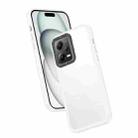 For Xiaomi Poco X5 / Redmi Note 12 5G Frame Two Color Lens Ring TPU Phone Case(Transparent) - 1