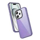 For Xiaomi Redmi 12 Frame Two Color Lens Ring TPU Phone Case(Purple) - 1
