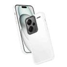 For Xiaomi Redmi Note 13 Pro+ 5G Frame Two Color Lens Ring TPU Phone Case(Transparent) - 1