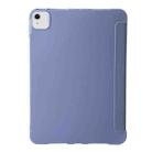 For iPad Air 11 2024 TPU Deformation Flip Leather Tablet Case with Holder(Purple) - 3