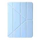 For iPad Air 11 2024 TPU Deformation Flip Leather Tablet Case with Holder(Sky Blue) - 2