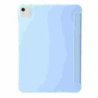 For iPad Air 11 2024 TPU Deformation Flip Leather Tablet Case with Holder(Sky Blue) - 3