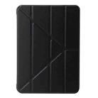 For iPad Air 13 2024 TPU Deformation Flip Leather Tablet Case with Holder(Black) - 2