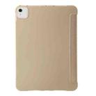 For iPad Air 13 2024 TPU Deformation Flip Leather Tablet Case with Holder(Gold) - 3