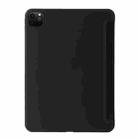 For iPad Pro 13 2024 TPU Deformation Flip Leather Tablet Case with Holder(Black) - 3