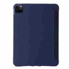 For iPad Pro 13 2024 TPU Deformation Flip Leather Tablet Case with Holder(Dark Blue) - 3