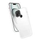 For OPPO A15 / A15s Frame Two Color Lens Ring TPU Phone Case(Transparent) - 1