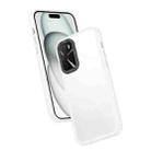 For OPPO A16 Frame Two Color Lens Ring TPU Phone Case(Transparent) - 1