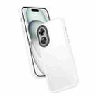 For OPPO A17 Frame Two Color Lens Ring TPU Phone Case(Transparent) - 1