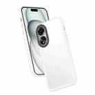 For OPPO A78 4G Frame Two Color Lens Ring TPU Phone Case(Transparent) - 1