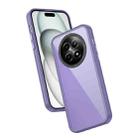 For Realme 12 Frame Two Color Lens Ring TPU Phone Case(Purple) - 1