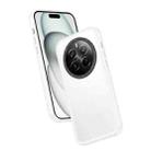 For Realme 12 Pro+ Frame Two Color Lens Ring TPU Phone Case(Transparent) - 1