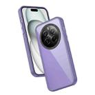 For Realme 12 Pro+ Frame Two Color Lens Ring TPU Phone Case(Purple) - 1