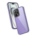 For Realme C35 Frame Two Color Lens Ring TPU Phone Case(Purple) - 1