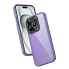 For Realme C53 Frame Two Color Lens Ring TPU Phone Case(Purple) - 1