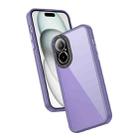 For Realme C67 4G Frame Two Color Lens Ring TPU Phone Case(Purple) - 1