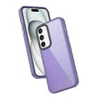 For Samsung Galaxy S23+ 5G Frame Two Color Lens Ring TPU Phone Case(Purple) - 1