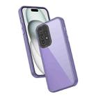 For Samsung Galaxy A33 5G Frame Two Color Lens Ring TPU Phone Case(Purple) - 1