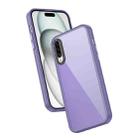 For Samsung Galaxy A30s / A50 / A50s Frame Two Color Lens Ring TPU Phone Case(Purple) - 1