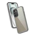 For Samsung Galaxy A24 4G Frame Two Color Lens Ring TPU Phone Case(Black) - 1