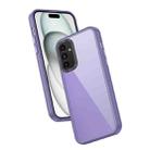 For Samsung Galaxy A14 4G / 5G Frame Two Color Lens Ring TPU Phone Case(Purple) - 1