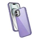 For Samsung Galaxy A04e Frame Two Color Lens Ring TPU Phone Case(Purple) - 1
