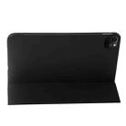 For iPad Pro 13 2024 Three-fold Holder Flip Tablet Leather Case(Black) - 3