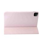 For iPad Pro 13 2024 Three-fold Holder Flip Tablet Leather Case(Light Pink) - 3