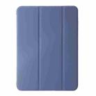 For iPad Pro 13 2024 Three-fold Holder Flip Tablet Leather Case(Purple) - 2