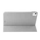 For iPad Air 11 2024 Three-fold Holder Flip Tablet Leather Case(Grey) - 3