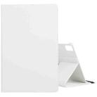 For iPad Pro 13 2024 360 Degree Rotation Litchi Texture Leather Tablet Case with Holder(White) - 1