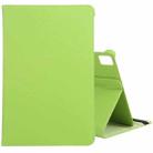 For iPad Pro 13 2024 360 Degree Rotation Litchi Texture Leather Tablet Case with Holder(Green) - 1