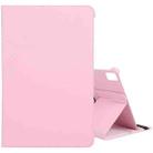 For iPad Air 13 2024 360 Degree Rotation Litchi Texture Leather Tablet Case with Holder(Pink) - 1